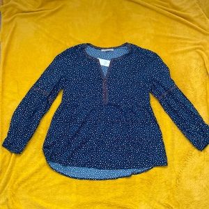 Women’s Medium My Danielle Blue Animal Print Top